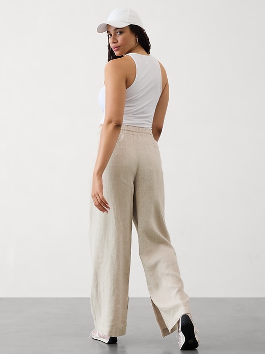 Image number 8 showing, Retreat Linen Wide Leg Pant