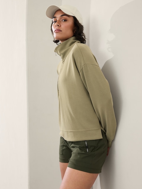 Seasoft Quarter Zip - Green