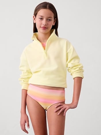 Athleta Girl Reversible Mid Rise Swim Bottom