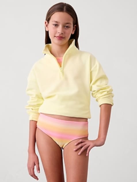 Athleta Girl Reversible Mid Rise Swim Bottom