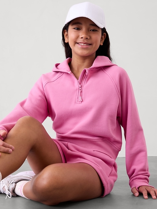 Image number 2 showing, Athleta Girl All Day Half Zip Hoodie