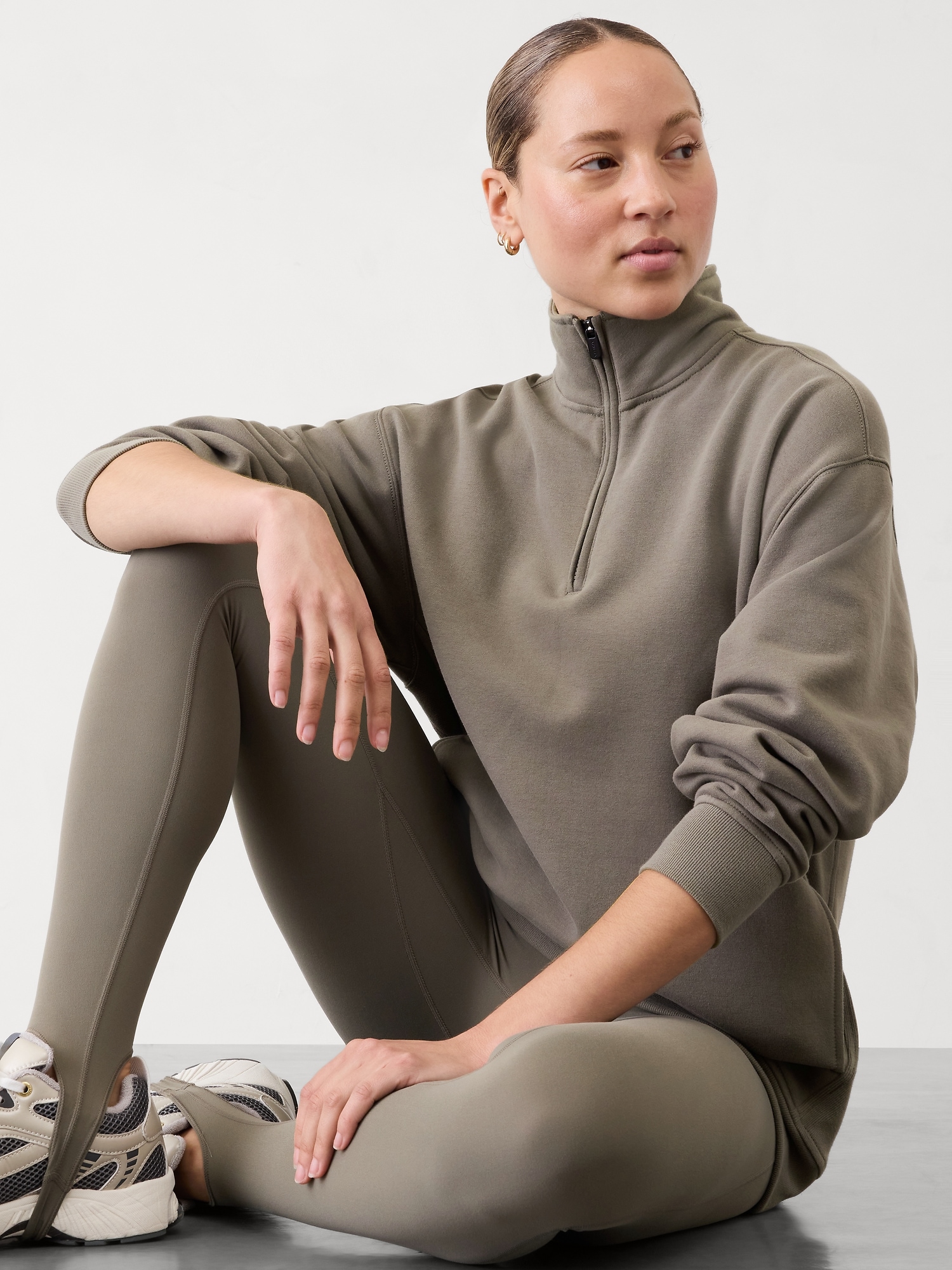 Forever Fleece 1/4 Zip Sweatshirt | Athleta