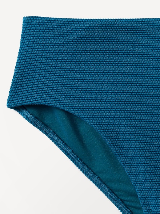 Image number 5 showing, High Waist Pique Swim Bottom