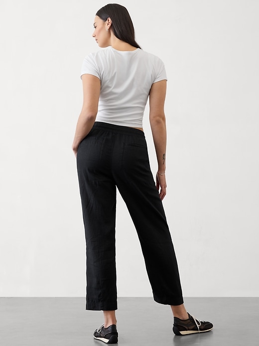 Image number 6 showing, Retreat Linen Ankle Pant