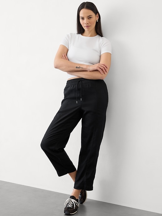 Image number 5 showing, Retreat Linen Ankle Pant