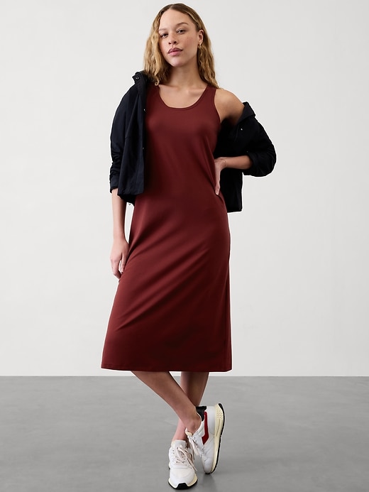 Image number 2 showing, Essential Midi Scoop Dress