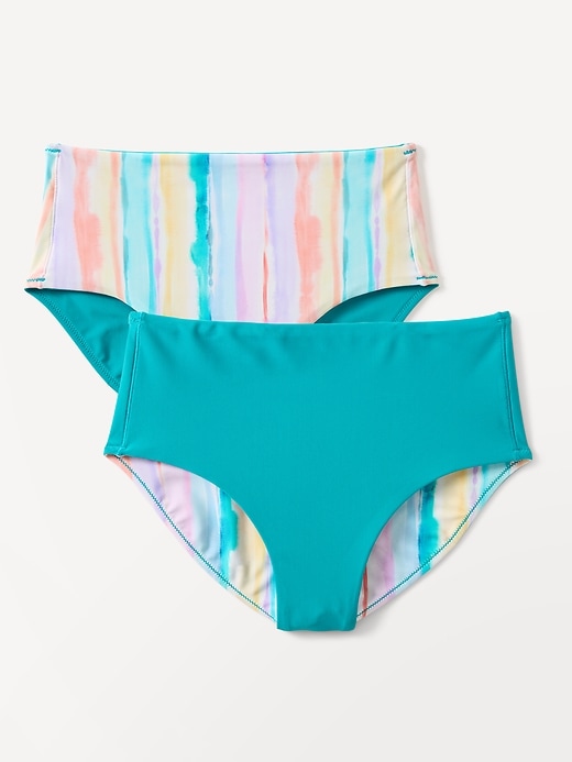 Image number 2 showing, Athleta Girl Reversible High Rise Swim Bottom