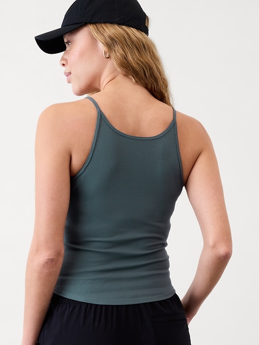 Image number 3 showing, Signature Rib Thin Strap Tank