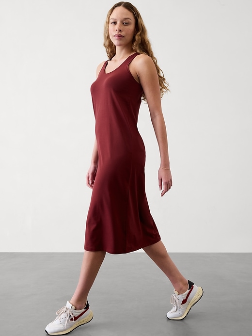 Image number 4 showing, Essential Midi Scoop Dress