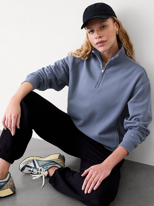 Image number 5 showing, Forever Fleece 1/4 Zip Sweatshirt