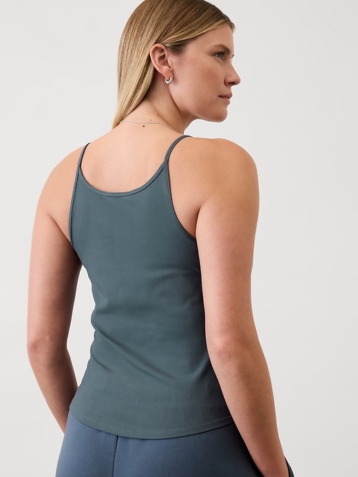 Image number 6 showing, Signature Rib Thin Strap Tank