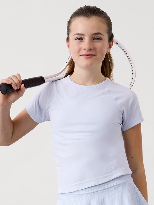 Image number 1 showing, Athleta Girl Power Up Sport Length Tee