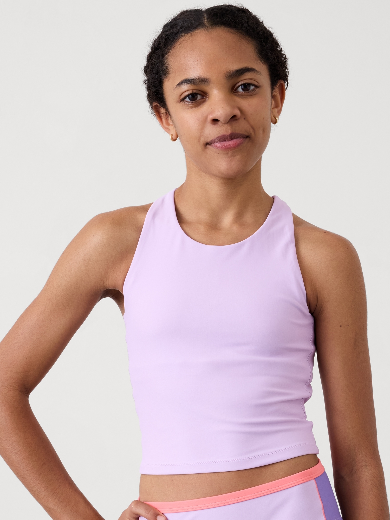 Athleta Girl High Neck Crop Bikini Top