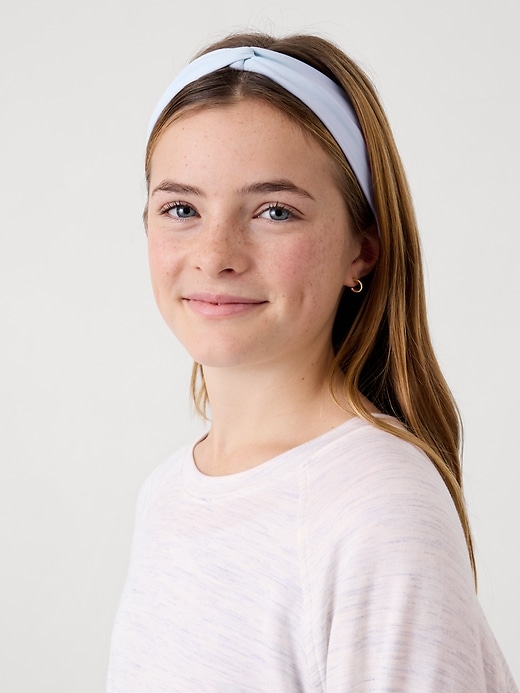 View large product image 1 of 2. Athleta Girl Ready Or Knot Headband 2-Pack