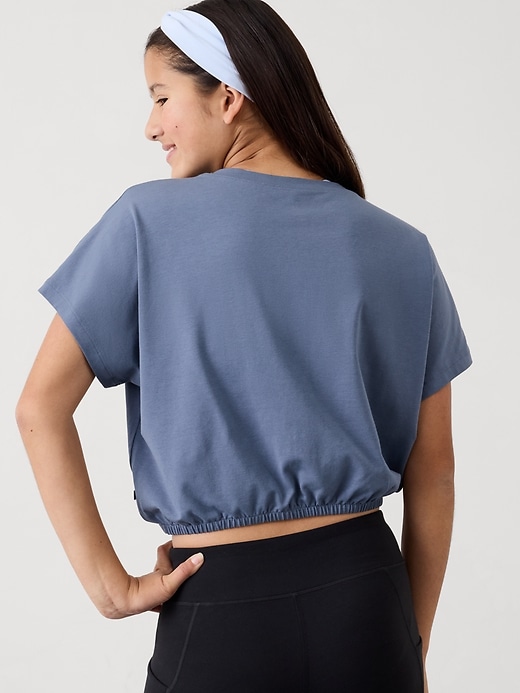 Image number 2 showing, Athleta Girl Right Moves Dolman Tee