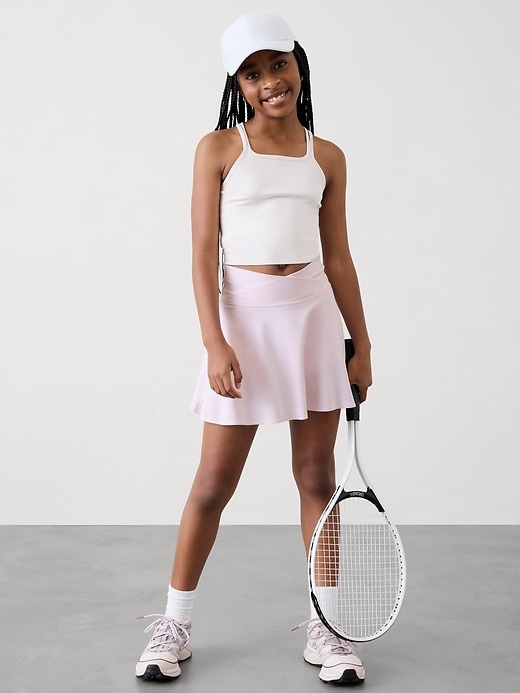 Image number 1 showing, Athleta Girl Transcend Crossover Skort