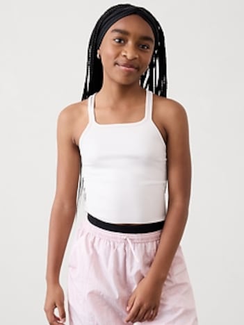 Athleta Girl Rise Above Strappy Crop Tank