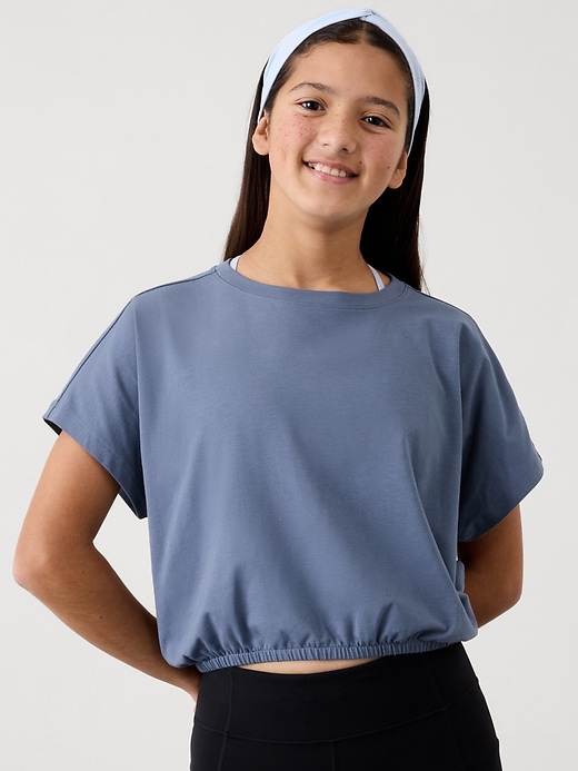 Image number 1 showing, Athleta Girl Right Moves Dolman Tee