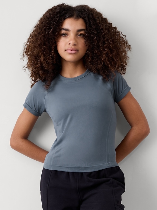 Image number 1 showing, Athleta Girl Power Up Sport Length Tee