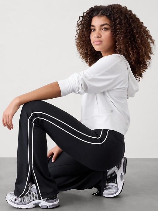 Image number 2 showing, Athleta Girl High Rise Chit Chat Split Flare Pant