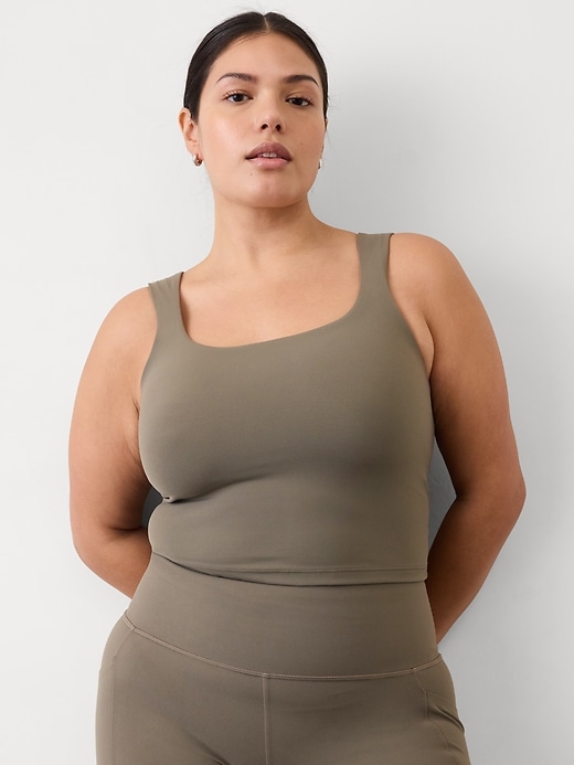 Image number 3 showing, Transcend Square Neck Crop Bra D-DD