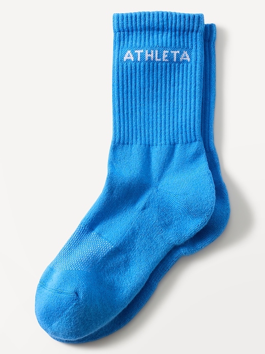 View large product image 2 of 2. Athleta Everyday Crew Sock