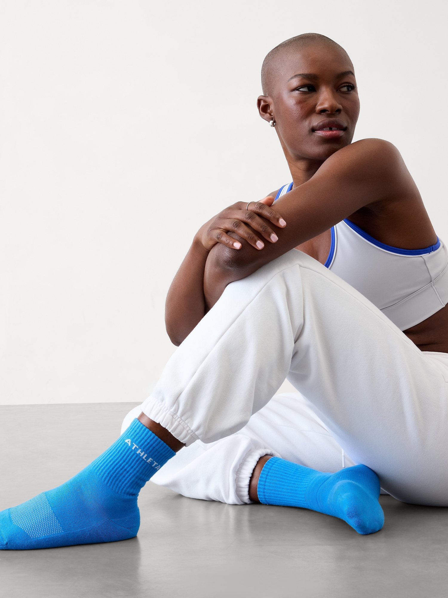 Athleta Everyday Crew Sock - Blue