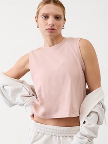 True Cotton Crop Tank