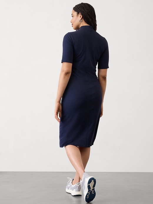 Image number 7 showing, Signature Rib Mock Neck Dress