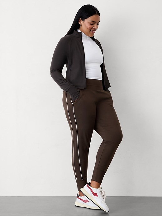Venice High Rise Track Stripe Jogger