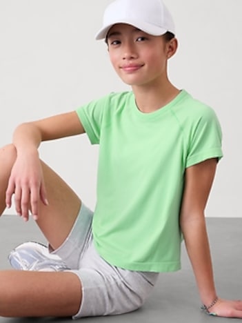 Athleta Girl Power Up Sport Length Tee