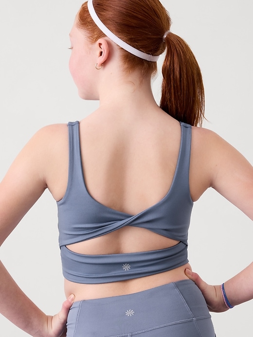 Image number 2 showing, Athleta Girl Transcend Twist Back Bra