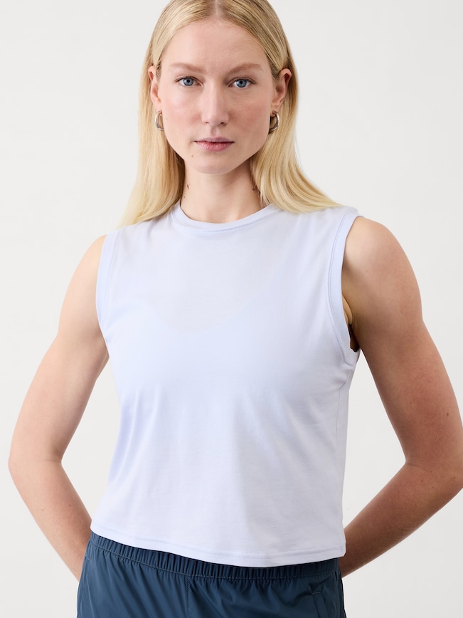 True Cotton Crop Tank