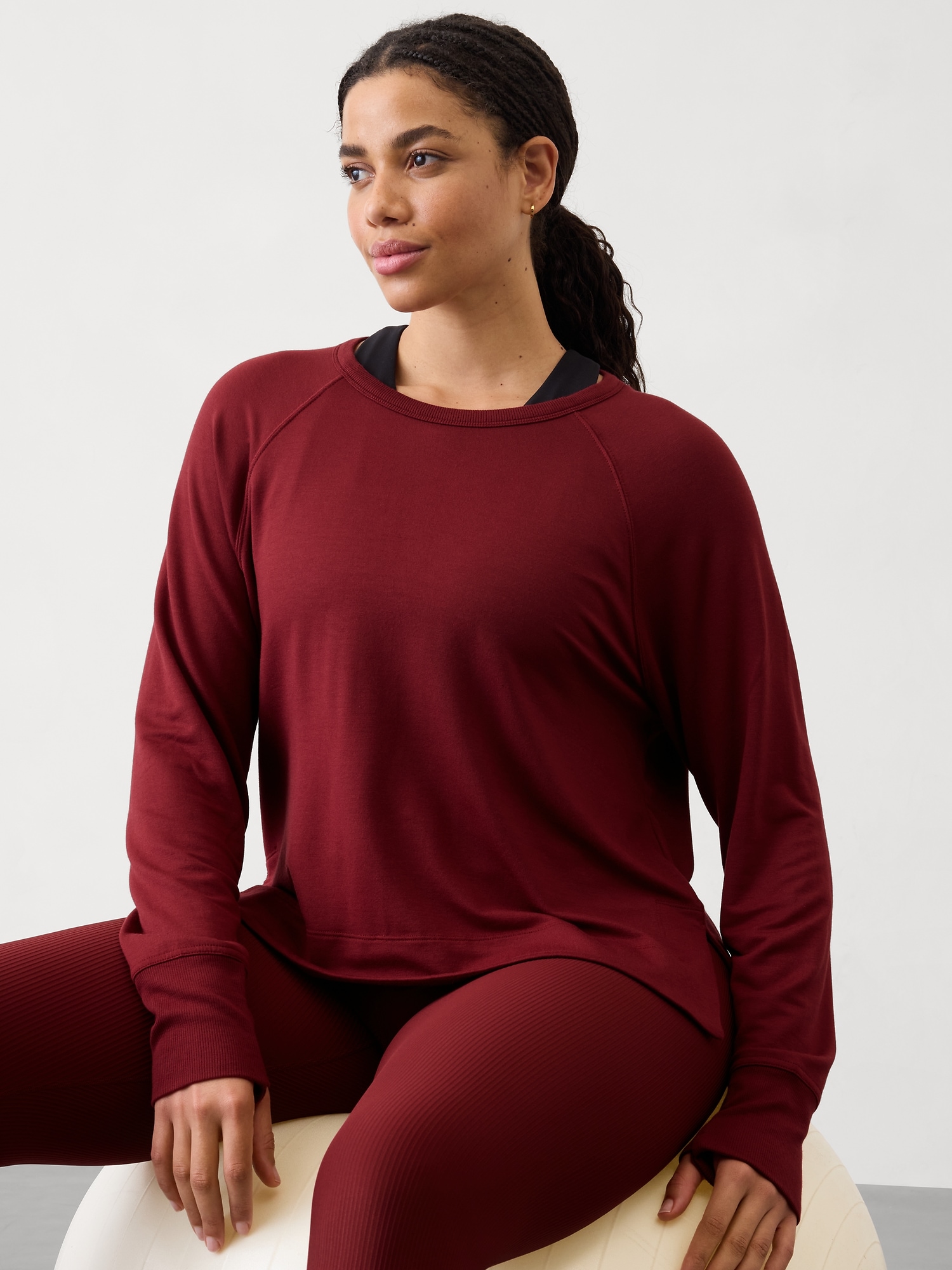 Coaster Luxe Recover High Hip Sweatshirt