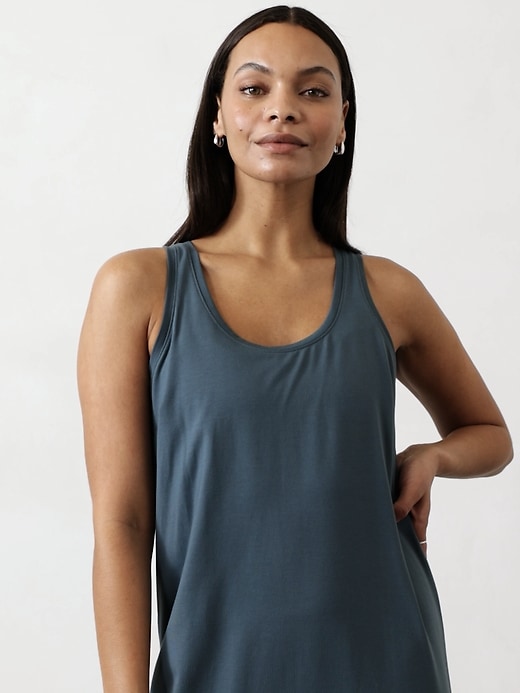 Image number 4 showing, Essential Midi Scoop Dress