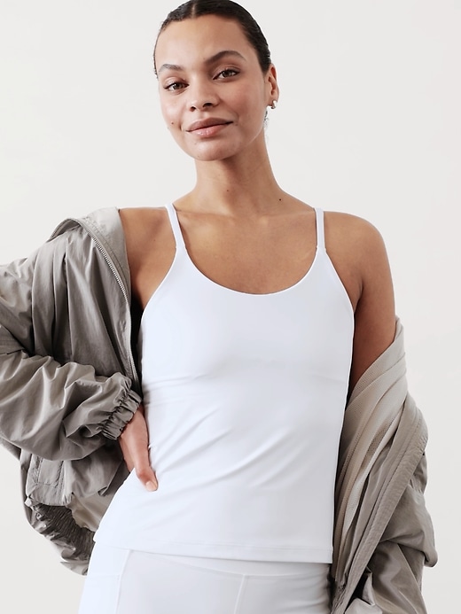 Image number 4 showing, Transcend Scoop Built-In Bra Tank A-C