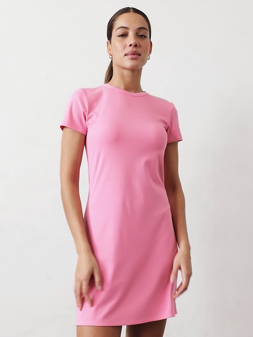 Image number 4 showing, Signature Rib Tee Dress