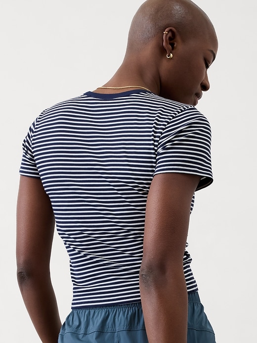 Image number 6 showing, Signature Rib Crop Tee