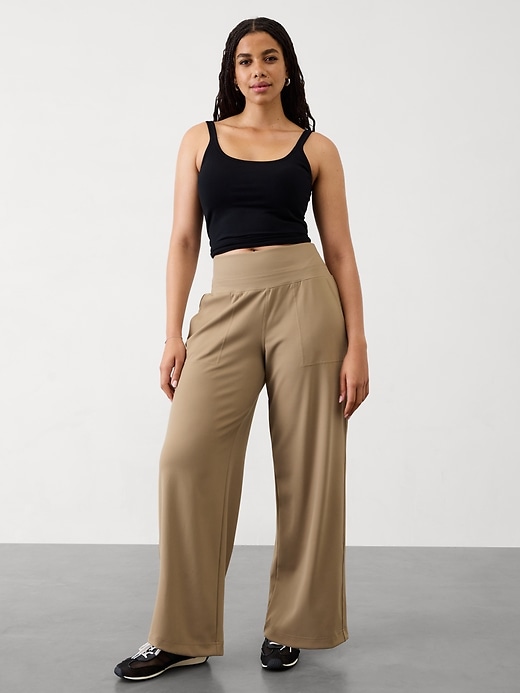 Image number 1 showing, Venice Mid Rise Wide Leg Pant