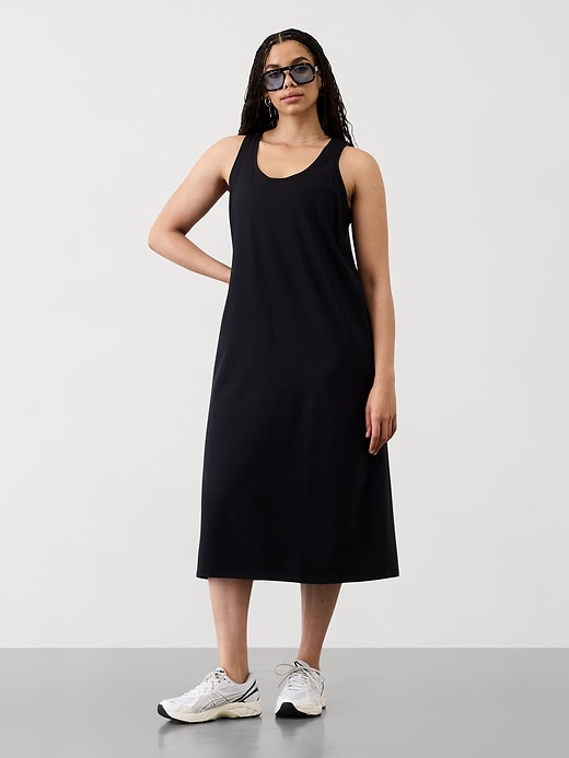 Image number 1 showing, Essential Midi Scoop Dress