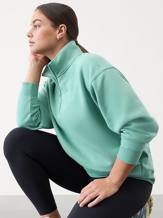 Image number 3 showing, Forever Fleece 1/4 Zip Sweatshirt