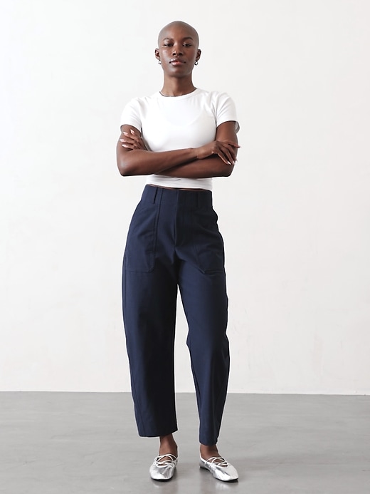 Image number 4 showing, Skyline High Rise Barrel Leg Pant