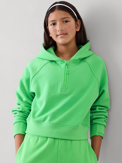 Image number 1 showing, Athleta Girl All Day Half Zip Hoodie