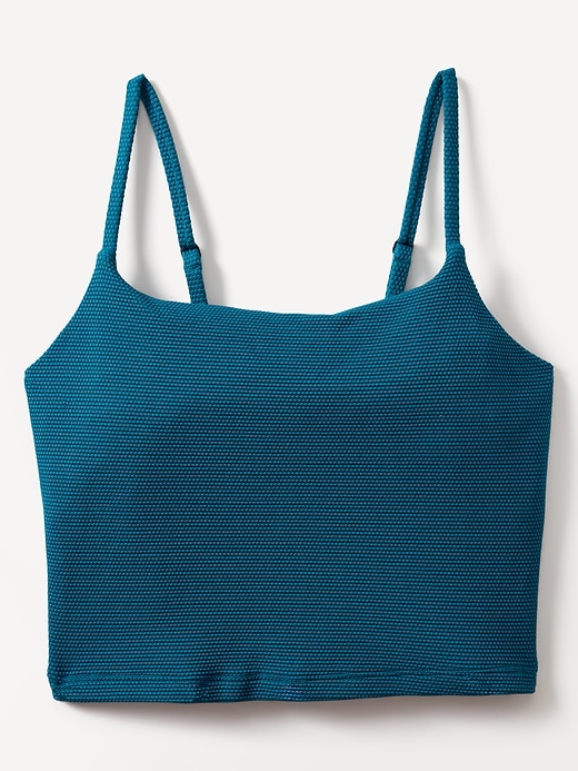 Image number 5 showing, Scoop Crop Pique Tankini A-C