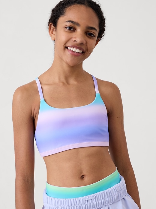 Image number 1 showing, Athleta Girl Reversible Scoop Bikini Top