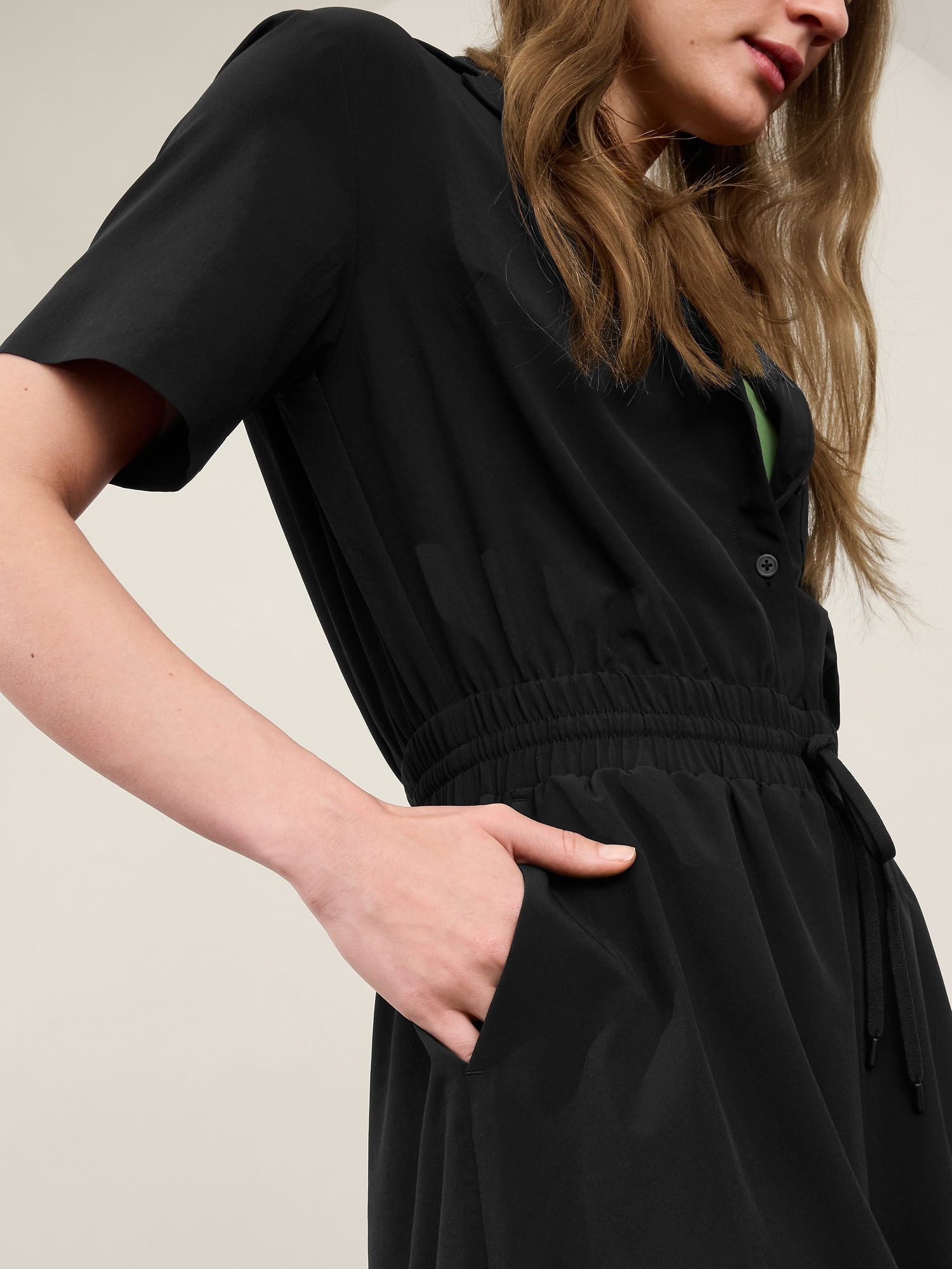 Avenue Romper - Black