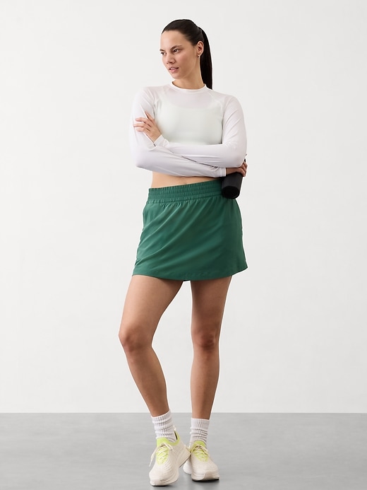 Image number 1 showing, Weekender High Rise 14" Run Skort