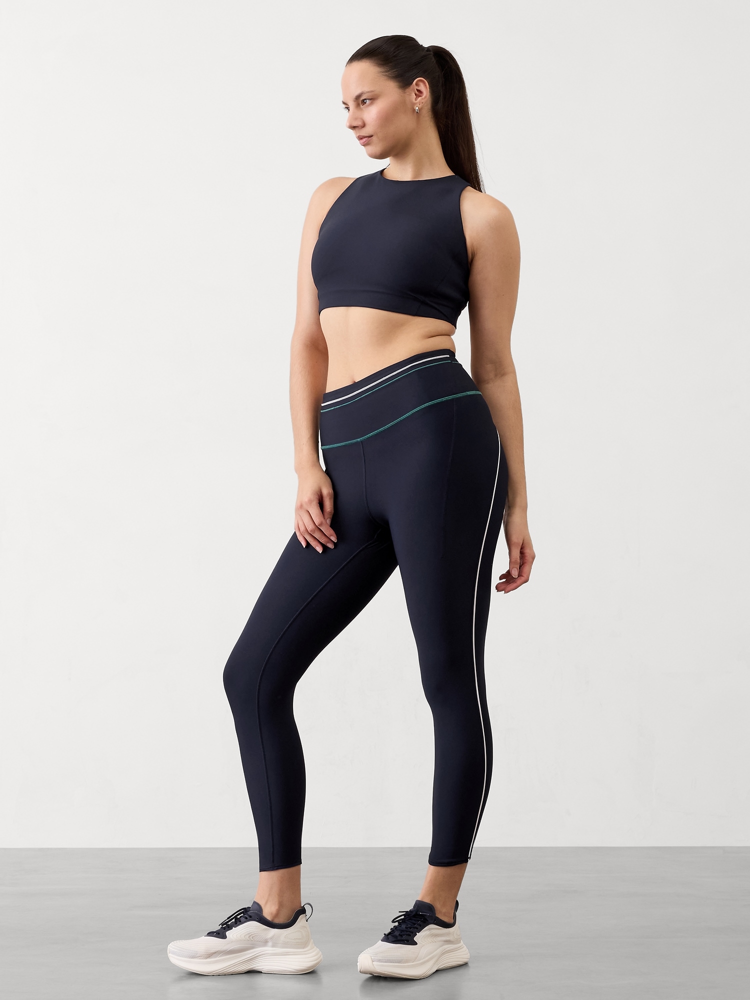 Pacesetter Ultra High Rise 7/8 Stripe Legging