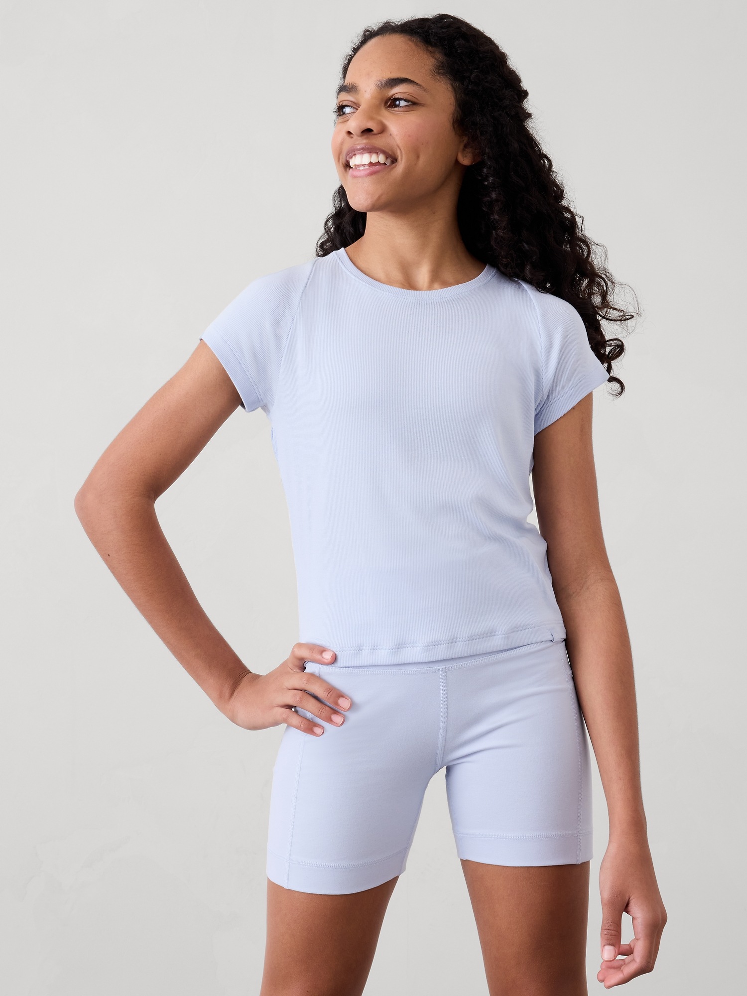 Athleta Girl Easy Rib Tee