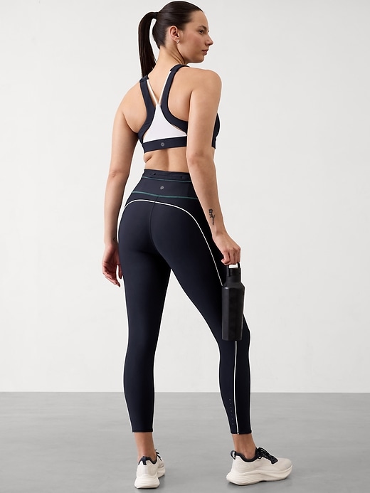 Image number 3 showing, Pacesetter Ultra High Rise 7/8 Stripe Legging